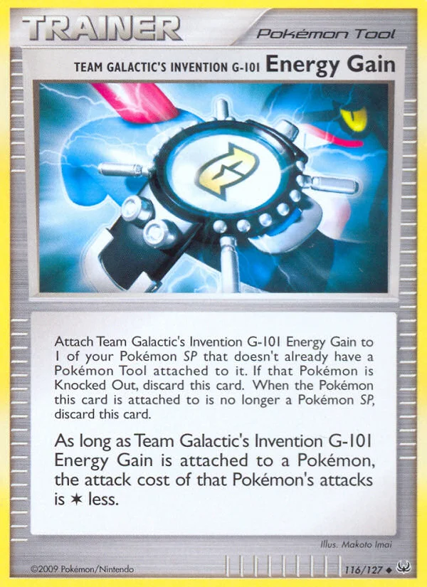 Team Galactic's Invention G-101 Energy Gain · Platinum