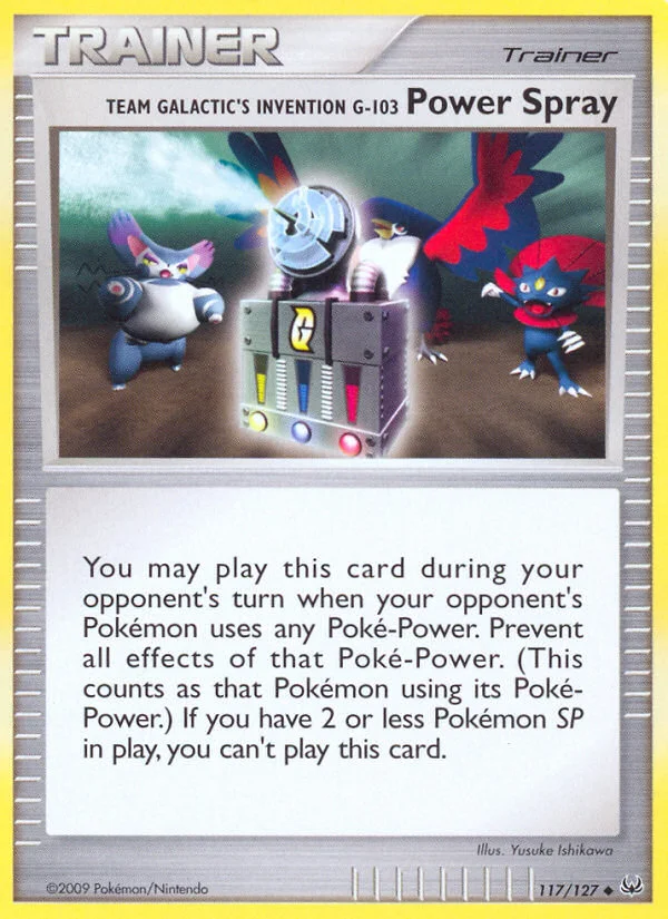 Team Galactic's Invention G-103 Power Spray · Platinum