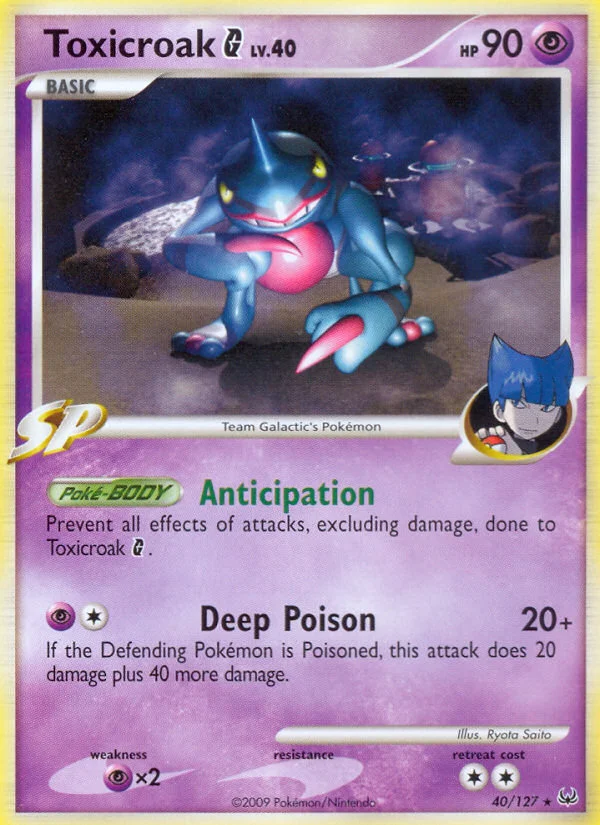 Toxicroak G · Platinum