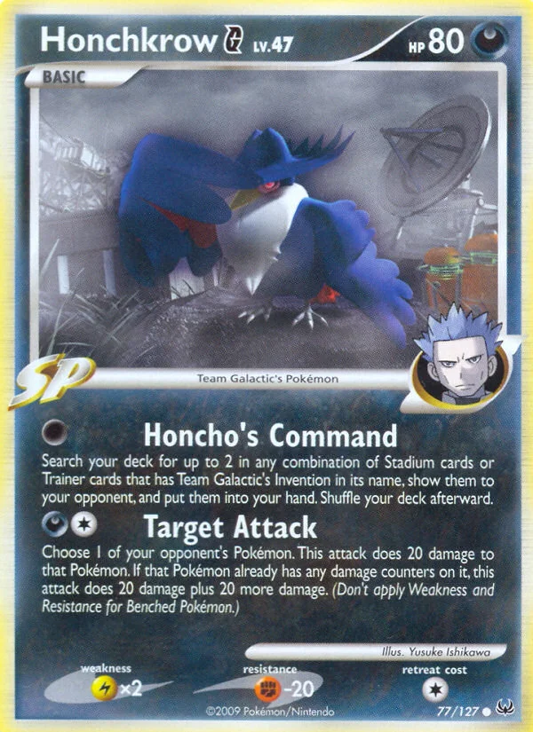Honchkrow G · Platinum