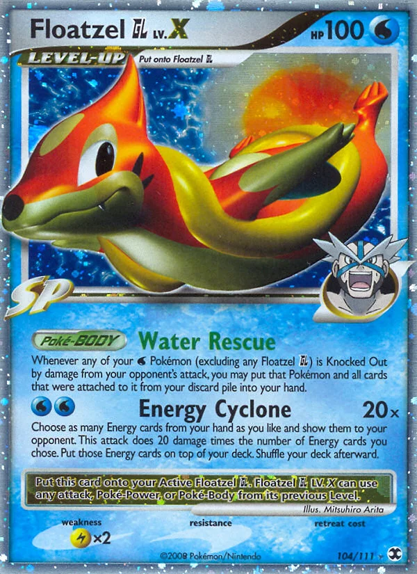 Floatzel GL LV.X · Rising Rivals