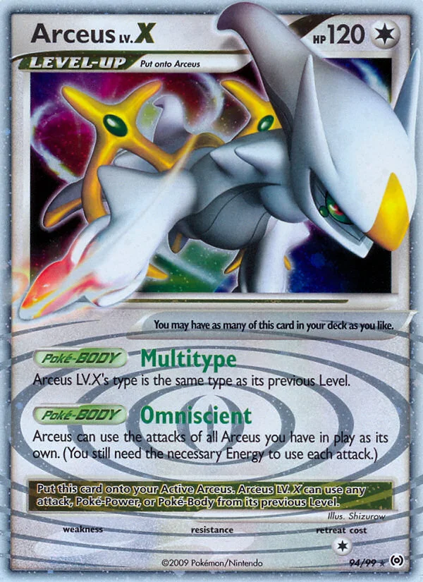 Arceus LV.X · Arceus