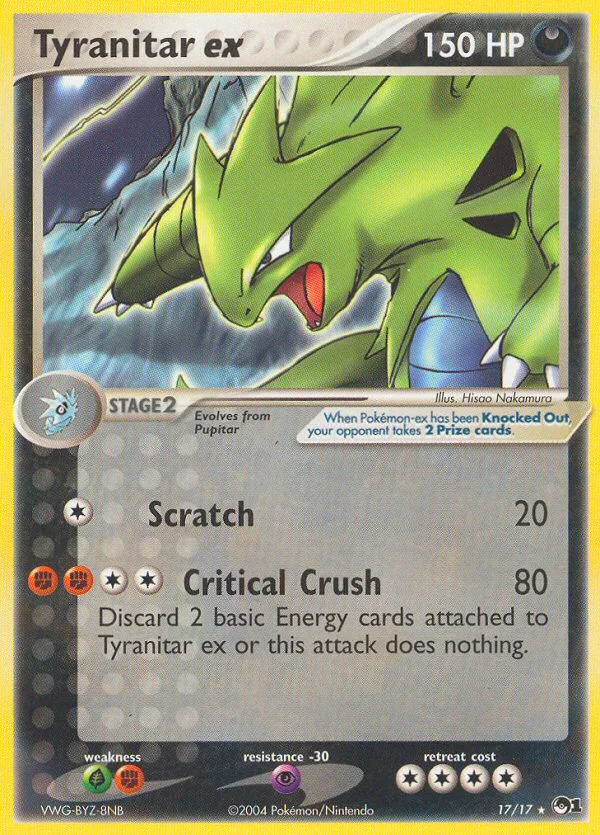 Tyranitar ex · POP Series 1