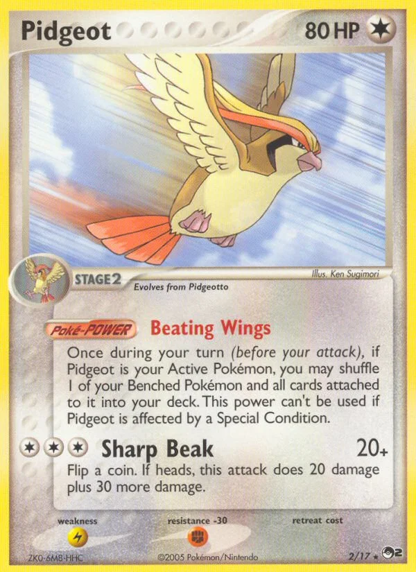 Pidgeot · POP Series 2