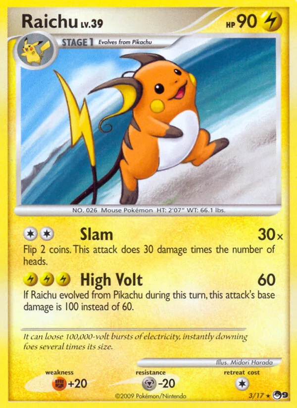 Raichu · POP Series 9