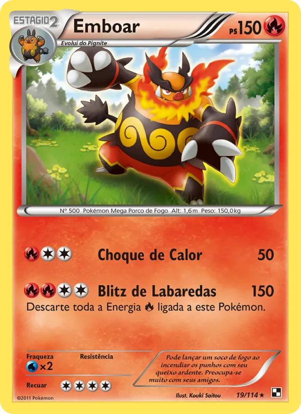 Emboar · Black & White