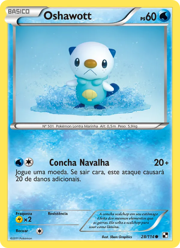 Oshawott · Black & White