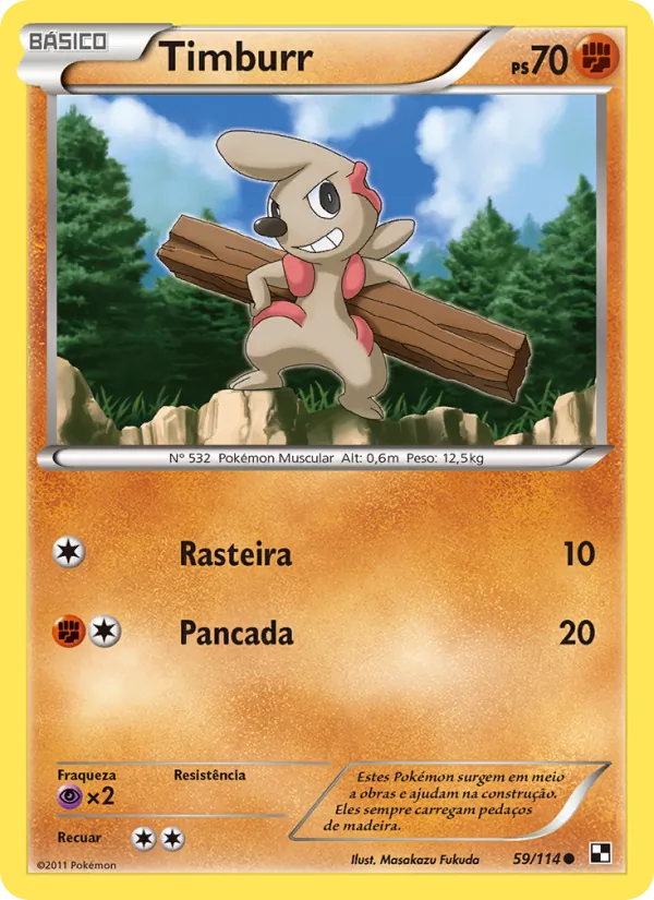Timburr · Black & White