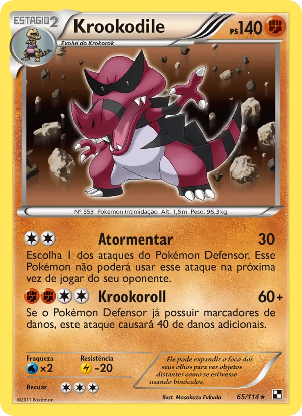 Krookodile · Black & White