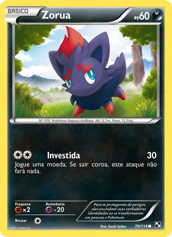 Zorua · Black & White