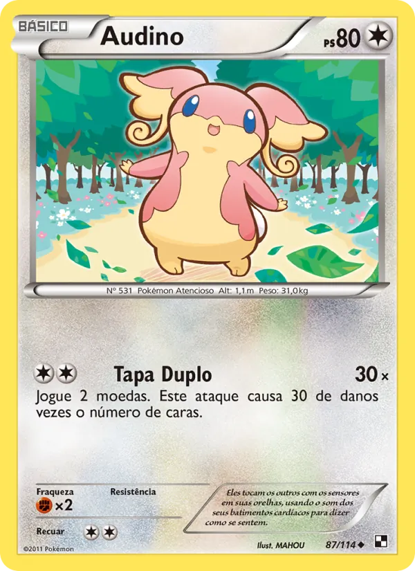 Audino · Black & White