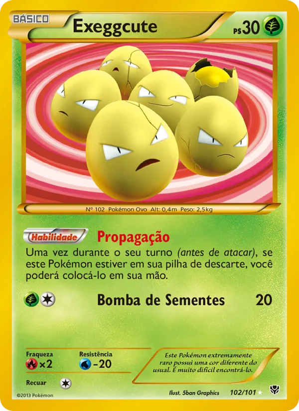 Exeggcute · Explosão de Plasma