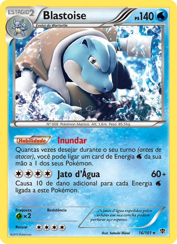 Blastoise · Explosão de Plasma