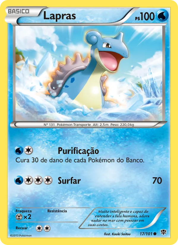 Lapras · Explosão de Plasma