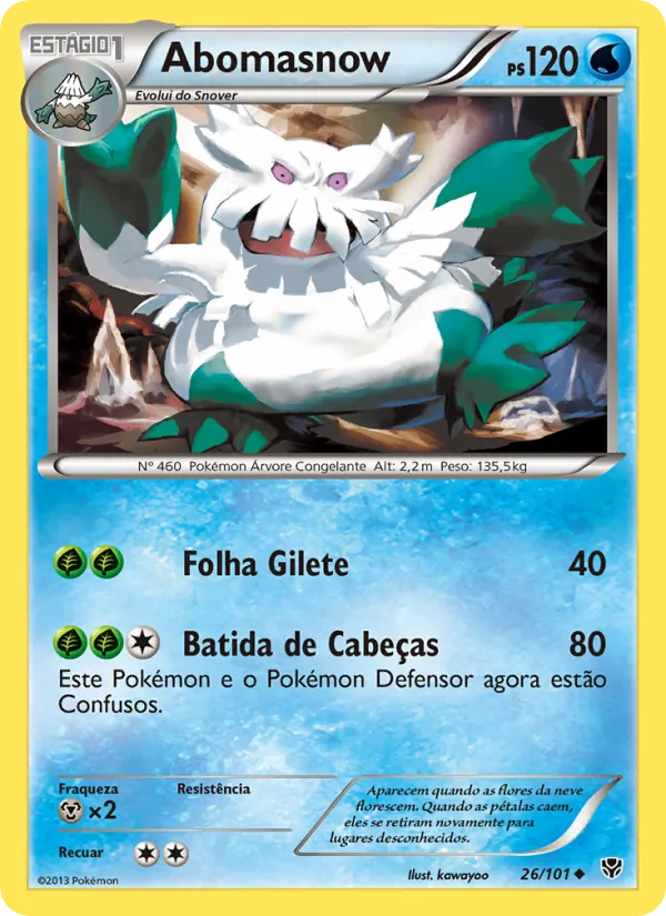 Abomasnow · Explosão de Plasma
