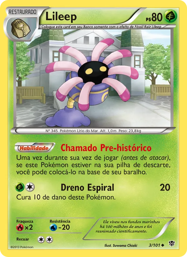 Lileep · Explosão de Plasma
