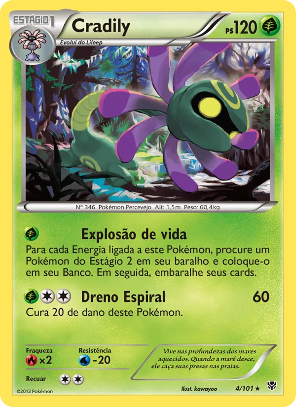 Cradily · Explosão de Plasma