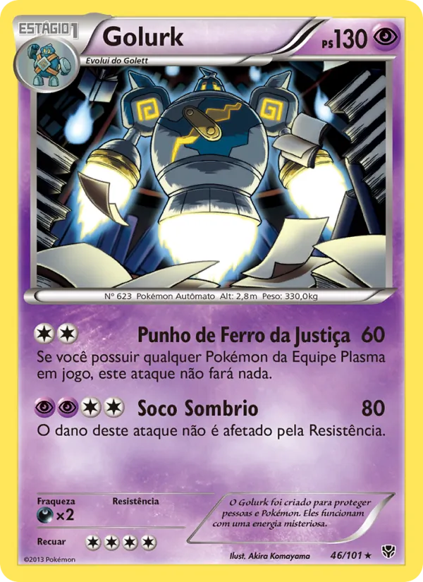 Golurk · Explosão de Plasma