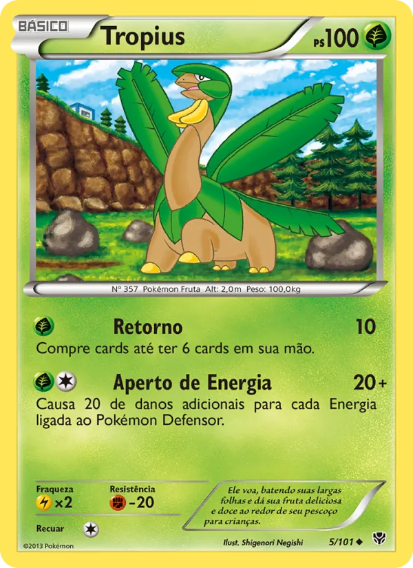 Tropius · Explosão de Plasma