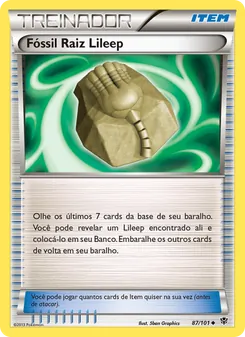 Fóssil Raiz Lileep