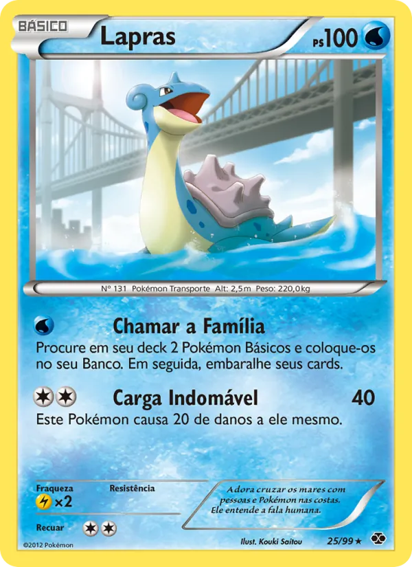 Lapras · Próximos Destinos