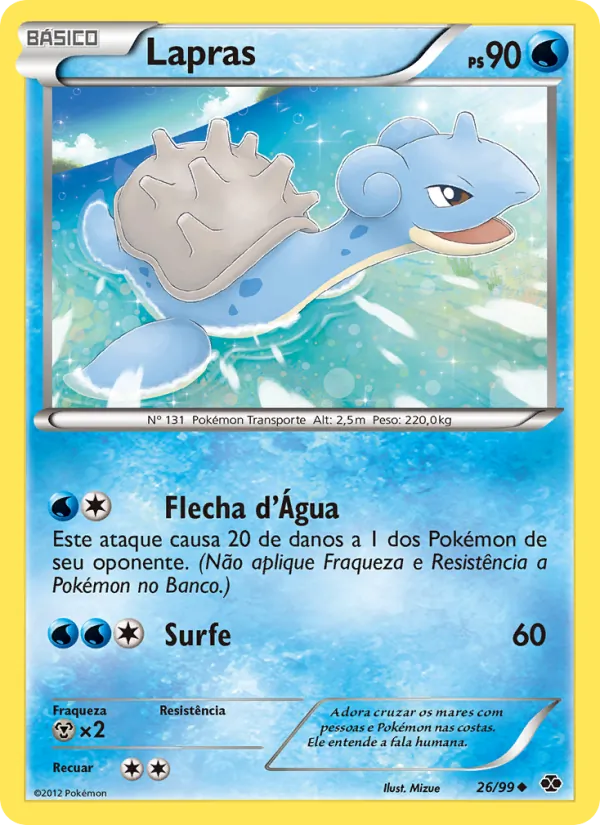 Lapras · Próximos Destinos