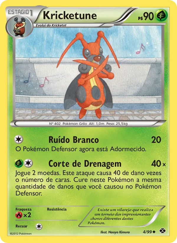 Kricketune · Próximos Destinos