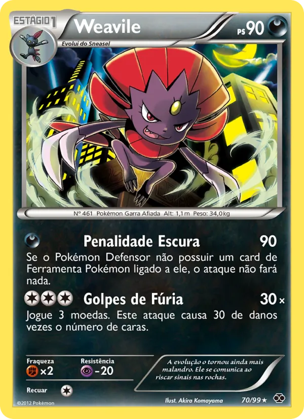 Weavile · Próximos Destinos