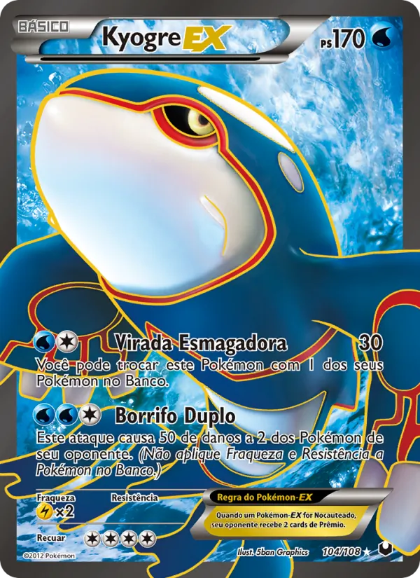 Kyogre-EX · Exploradores da Escuridão