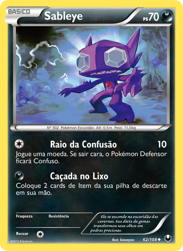 Sableye · Exploradores da Escuridão