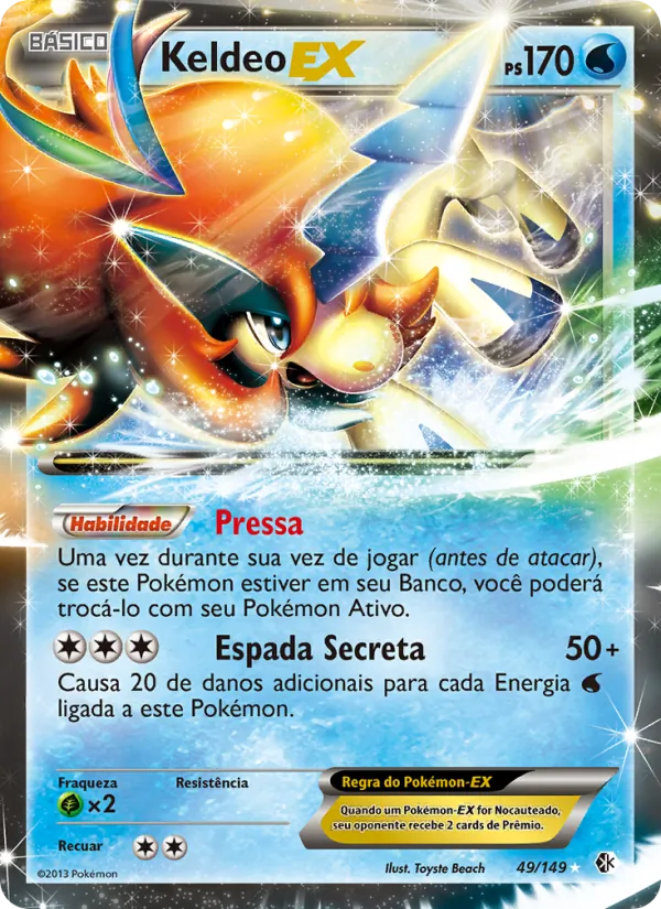 Keldeo-EX · Fronteiras Cruzadas
