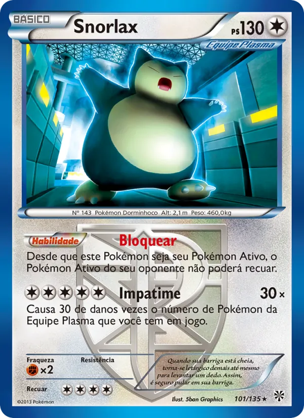 Snorlax · Tempestade de Plasma