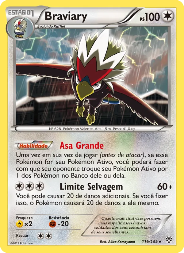 Braviary · Tempestade de Plasma