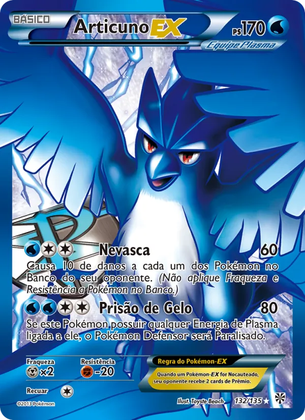 Articuno-EX · Tempestade de Plasma