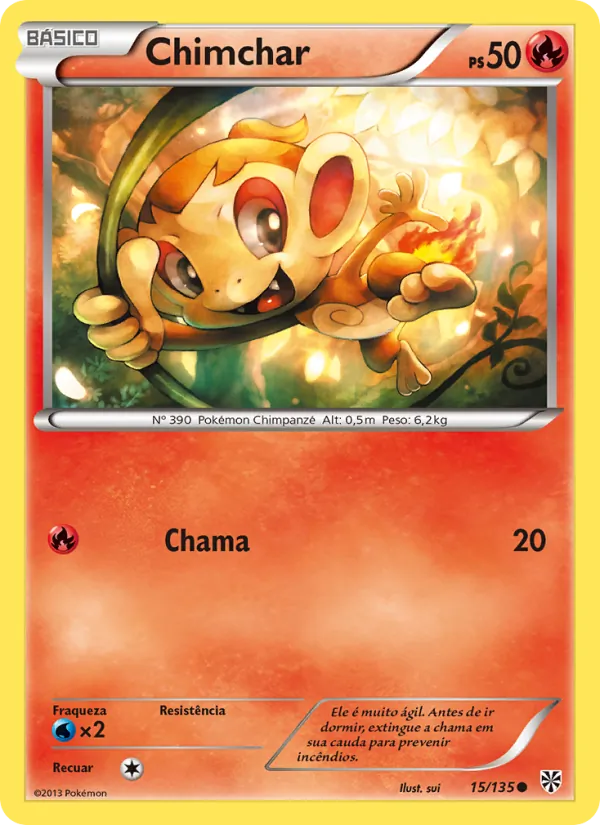 Chimchar · Tempestade de Plasma
