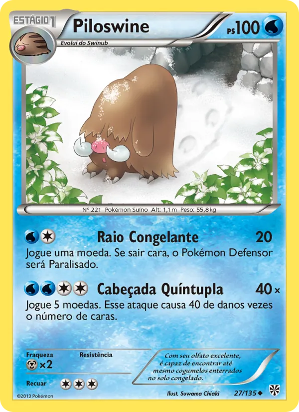 Piloswine · Tempestade de Plasma
