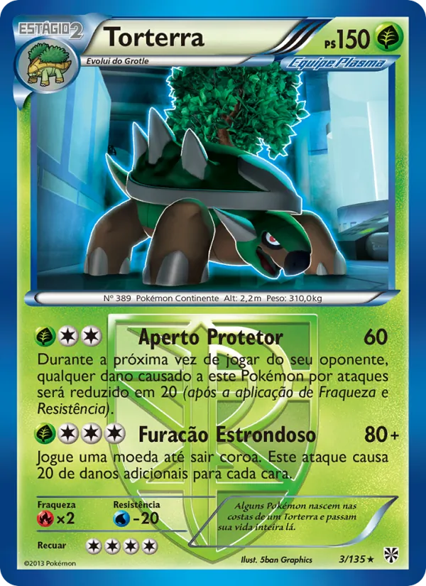 Torterra · Tempestade de Plasma