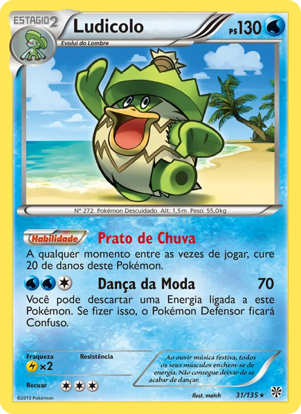 Ludicolo · Tempestade de Plasma