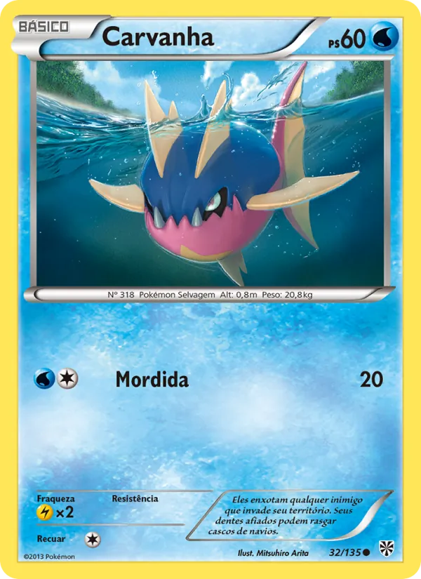 Carvanha · Tempestade de Plasma