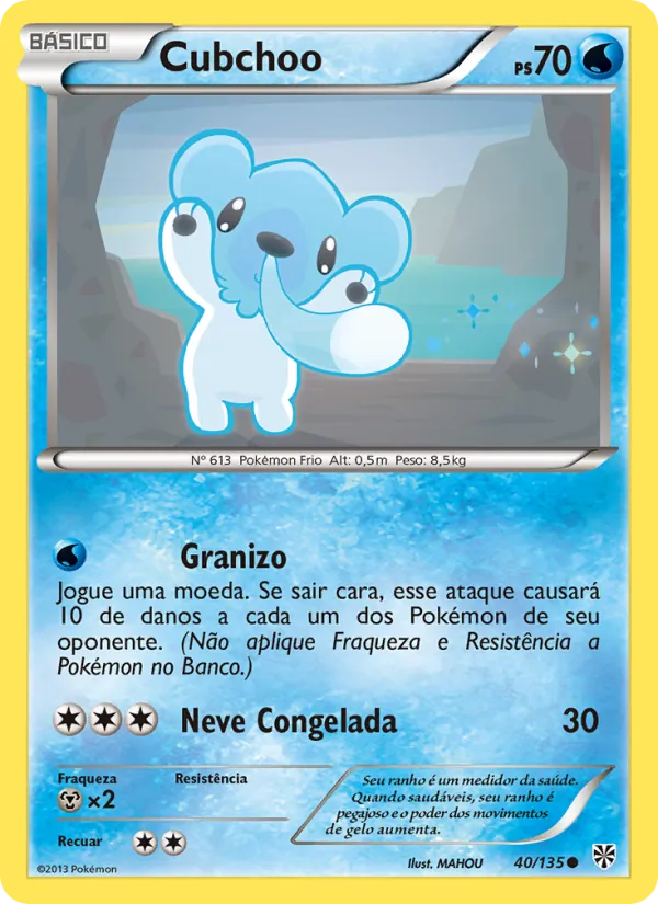 Cubchoo · Tempestade de Plasma