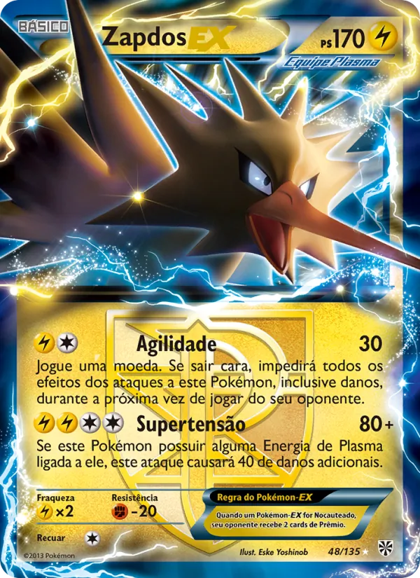 Zapdos-EX · Tempestade de Plasma