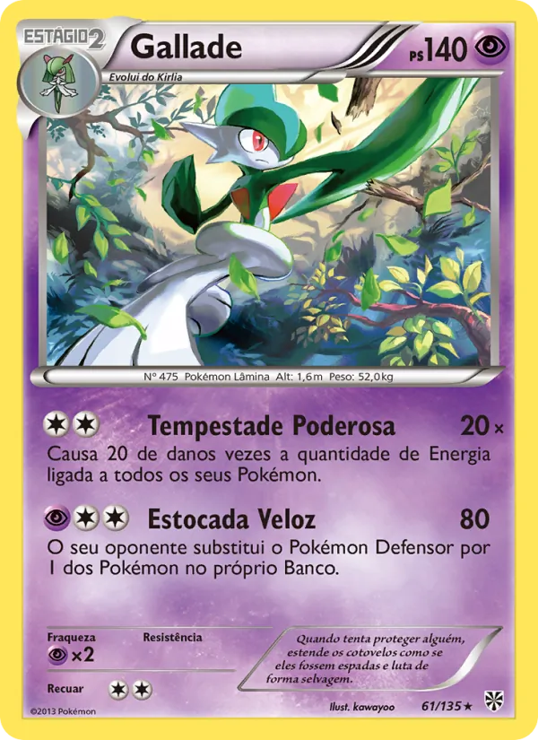 Gallade · Tempestade de Plasma