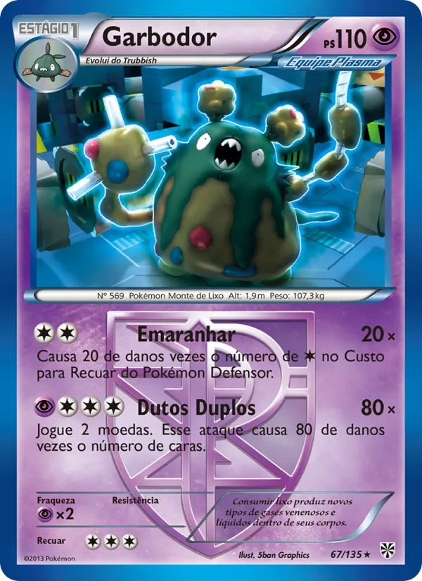 Garbodor · Tempestade de Plasma