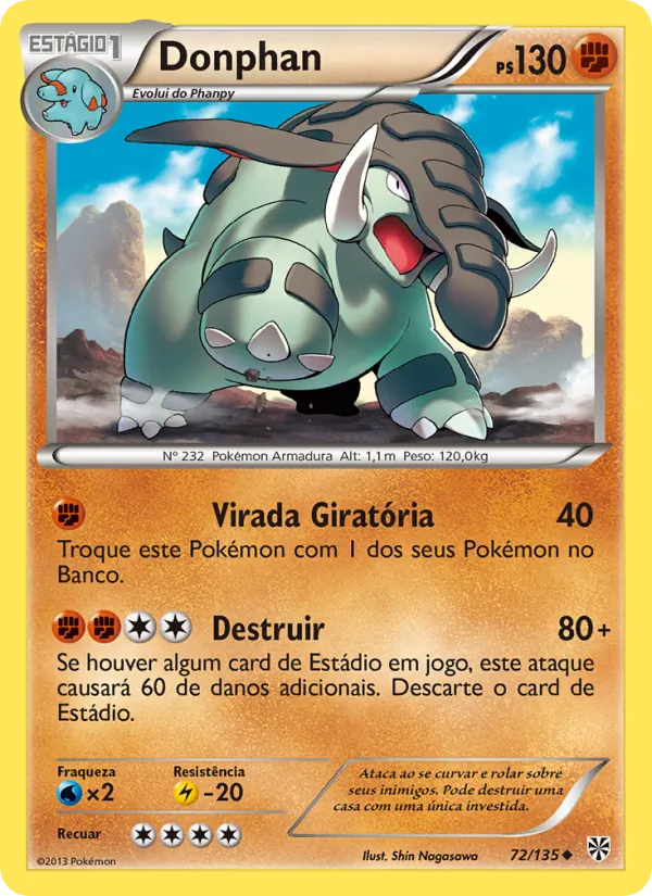 Donphan · Tempestade de Plasma