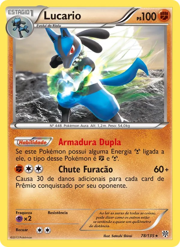 Lucario · Tempestade de Plasma