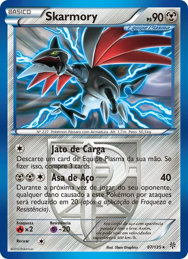 Skarmory · Tempestade de Plasma