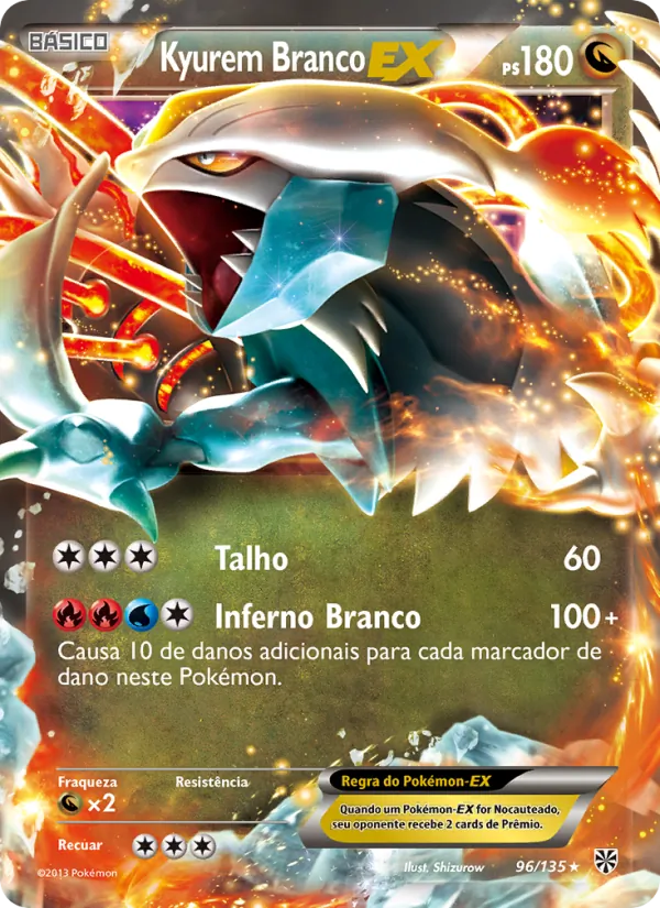 Kyurem Branco-EX · Tempestade de Plasma