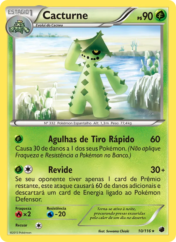 Cacturne · Congelamento de Plasma