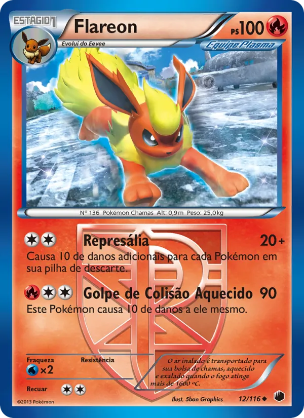 Flareon · Congelamento de Plasma