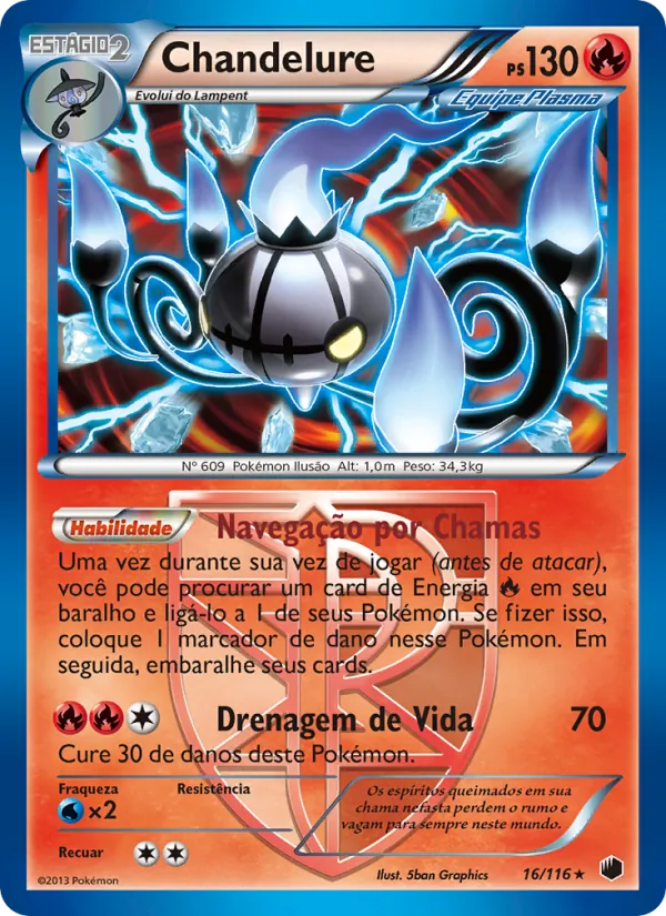 Chandelure · Congelamento de Plasma